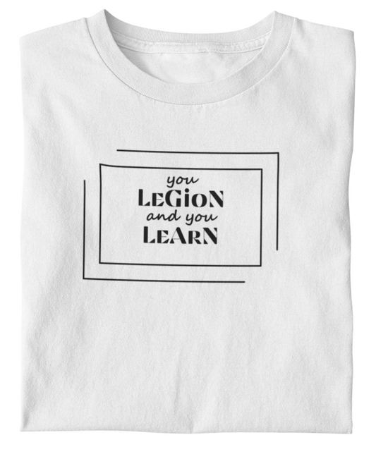 Legion & Learn Tee White