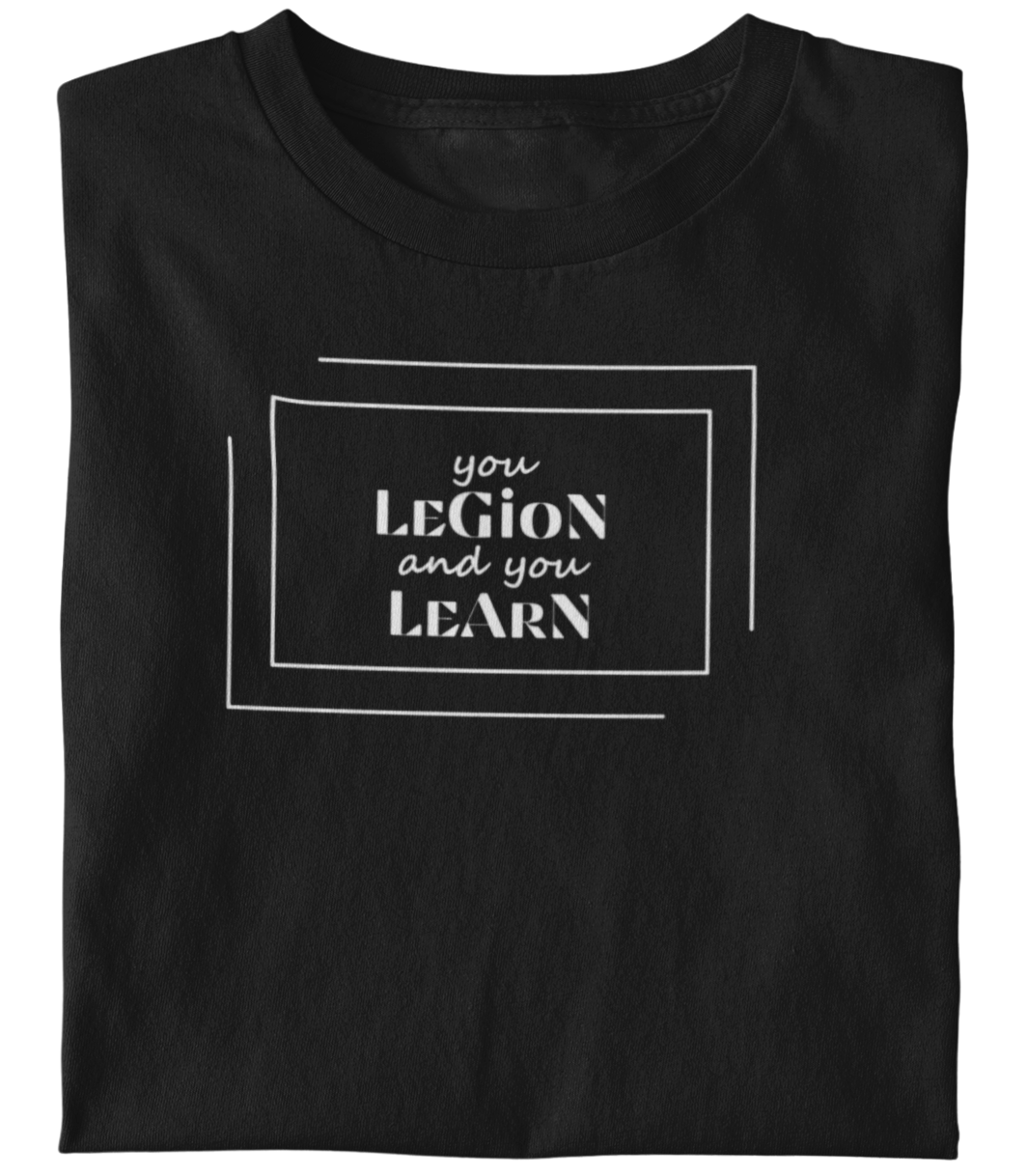 Legion & Learn Tee Black