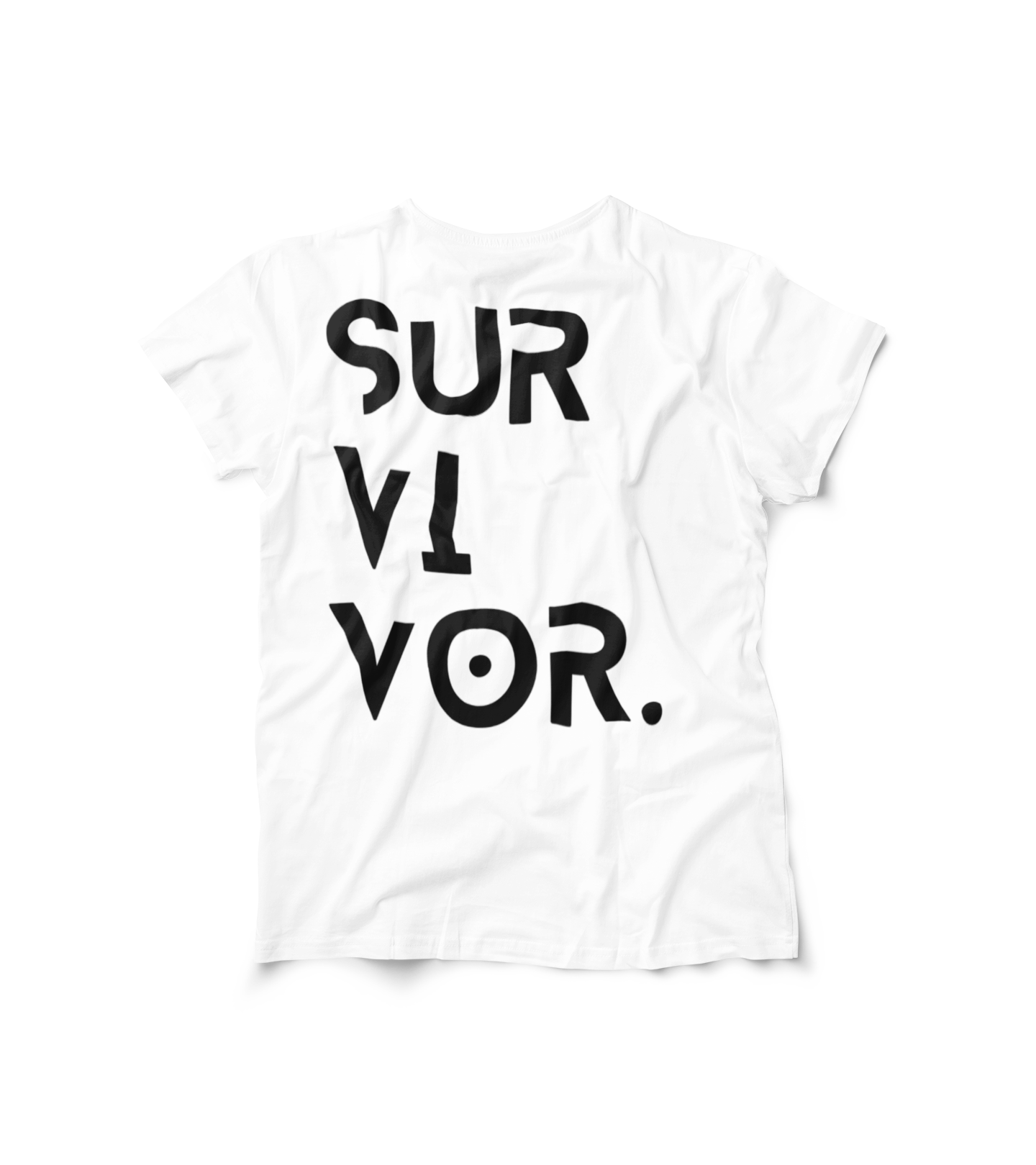 Signature Survivor Tee White